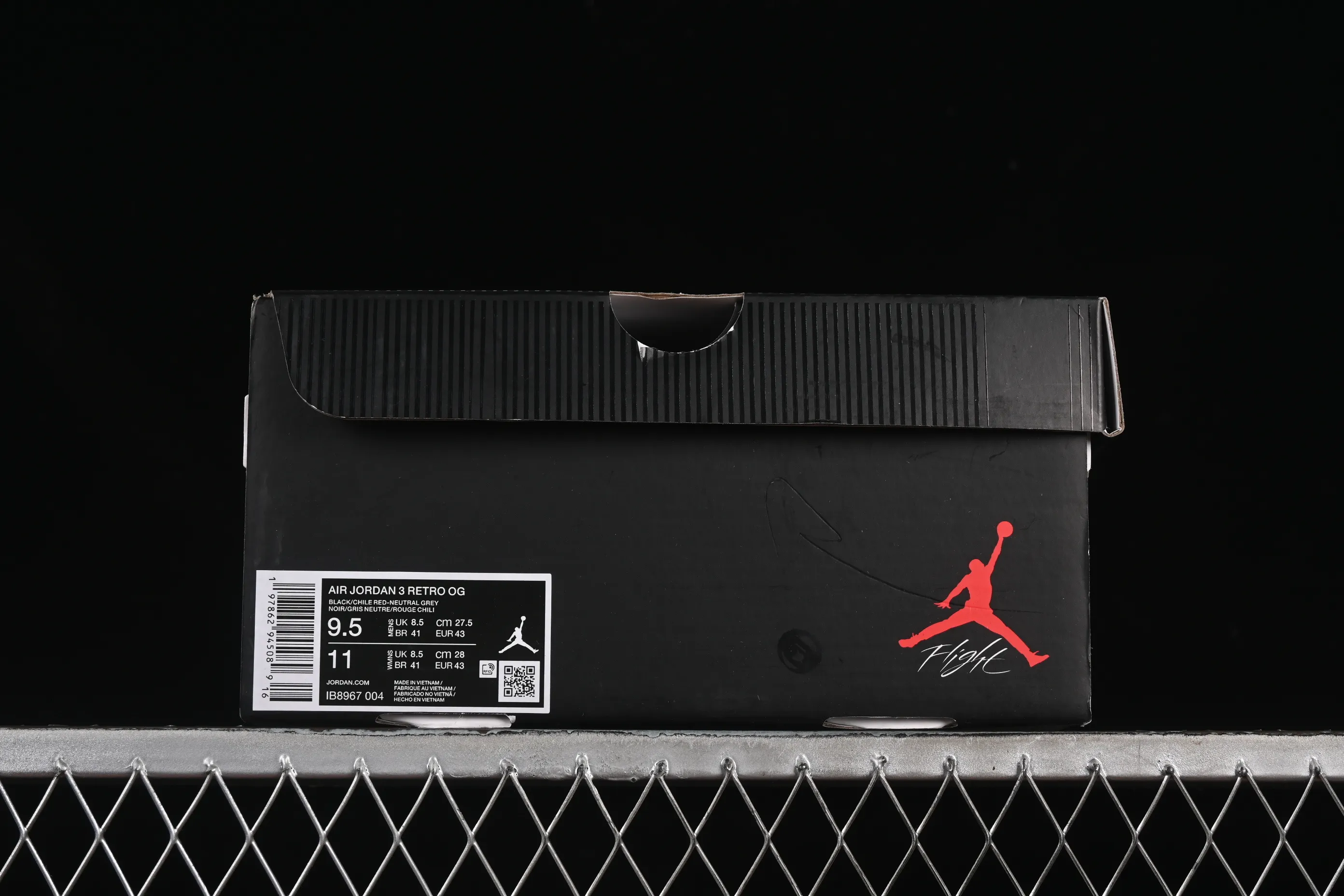 All categories Air Jordan Jordan series basketball shoes Air Jordan 3 GX foreign trade version Air Jordan 3 OG "Rare Air" AJ3 Joe 3 small reverse hook IB8967-004